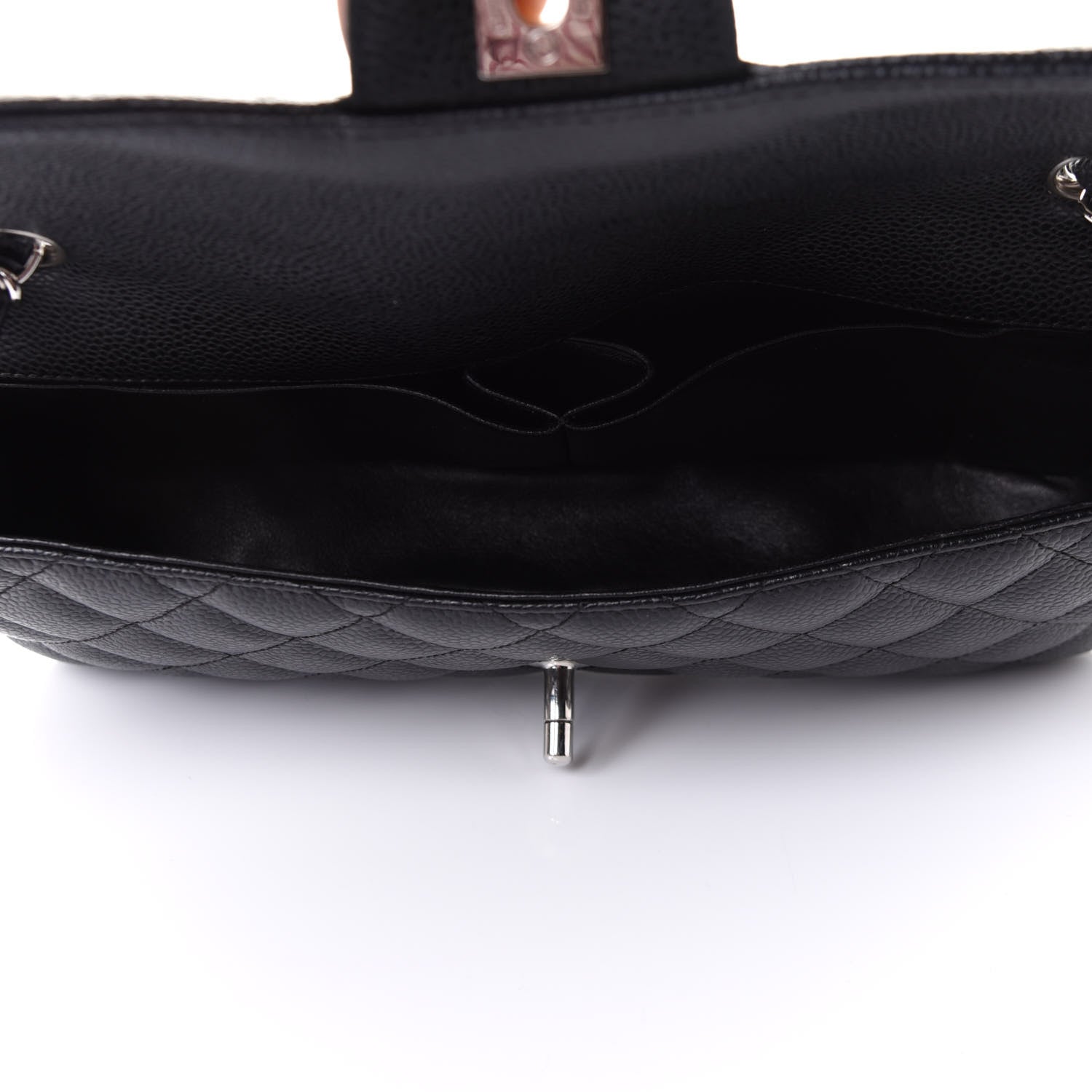 Chanel Caviar Quilted East West Flap Black 5 of 11