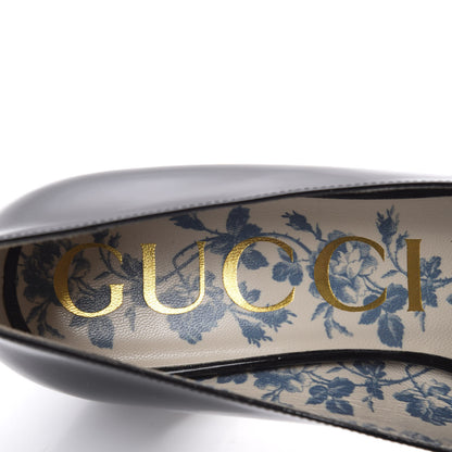 Gucci Vernice GG Victoire 55mm Loafer Pumps 38 Black 7 of 10