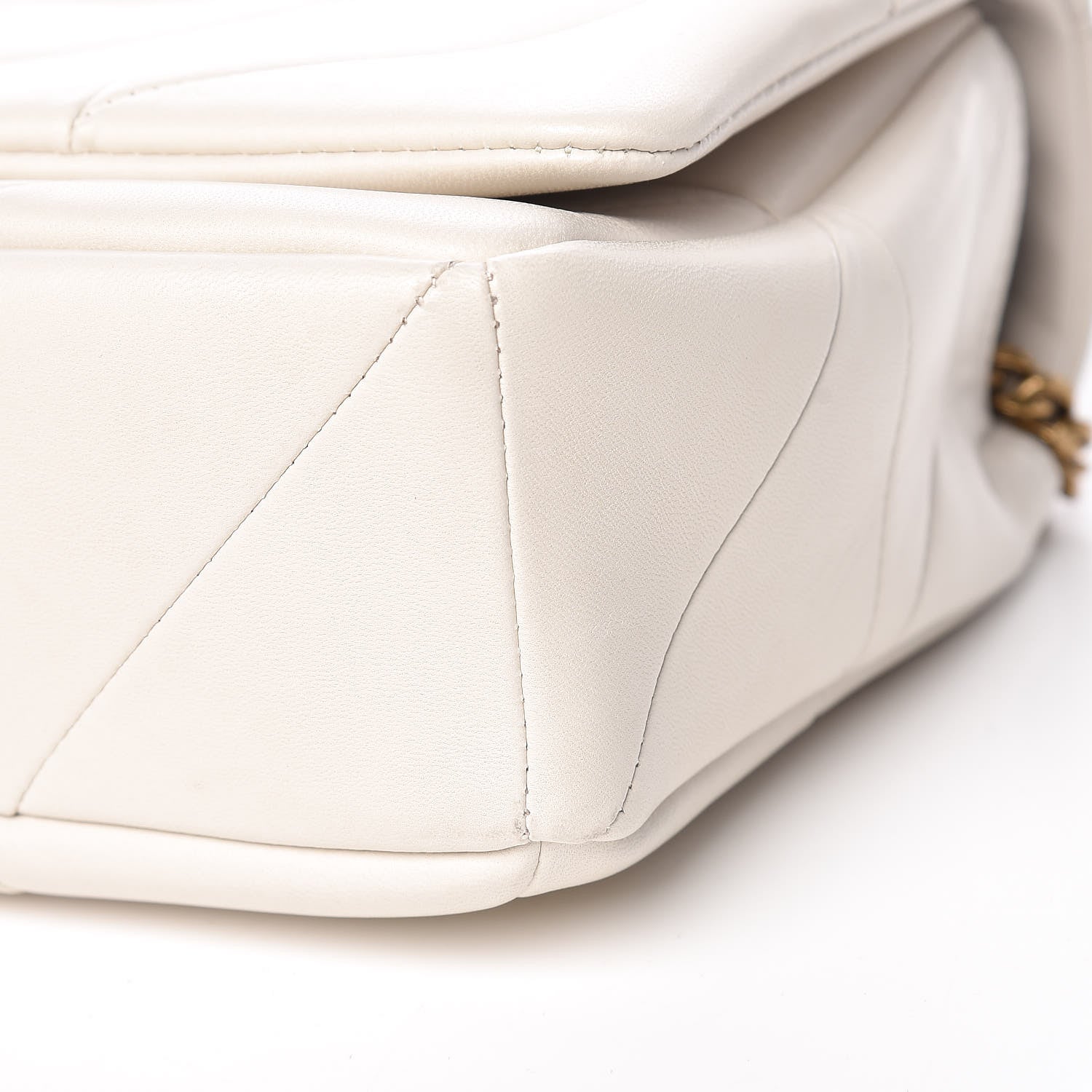 Saint Laurent Lambskin Patchwork Monogram Medium Jamie Crema 9 of 11