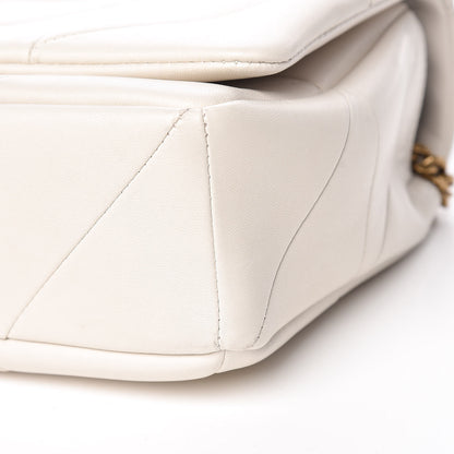 Saint Laurent Lambskin Patchwork Monogram Medium Jamie Crema 9 of 11