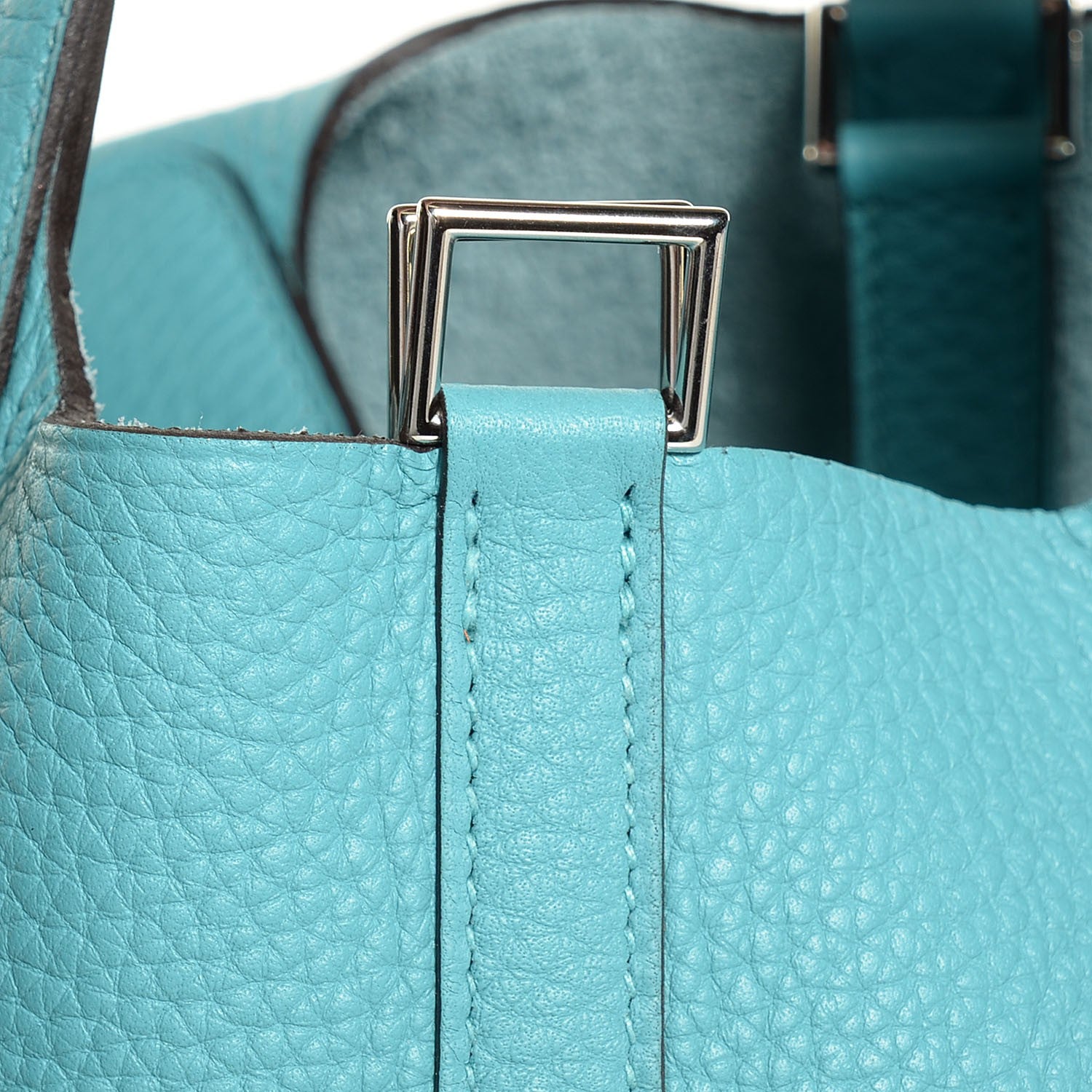 Hermes Taurillon Clemence Picotin Lock 18 PM Bleu Saint Cyr 12 of 16