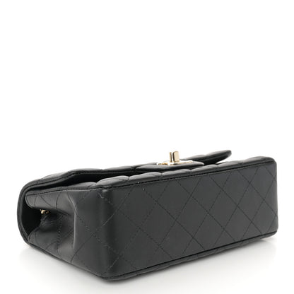 Chanel Lambskin Quilted Mini Coco Charms Rectangular Flap Black 4 of 10
