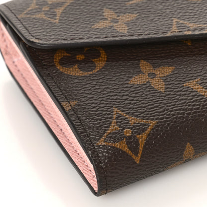 Louis Vuitton Monogram Sarah Wallet NM Rose Ballerine 7 of 9