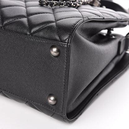Chanel Caviar Quilted Small CC Bucket Bag Black 9 of 10