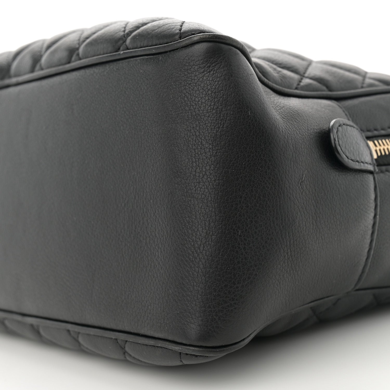 Chanel Calfskin Quilted CC Medium Vanity Case Black 10 of 13