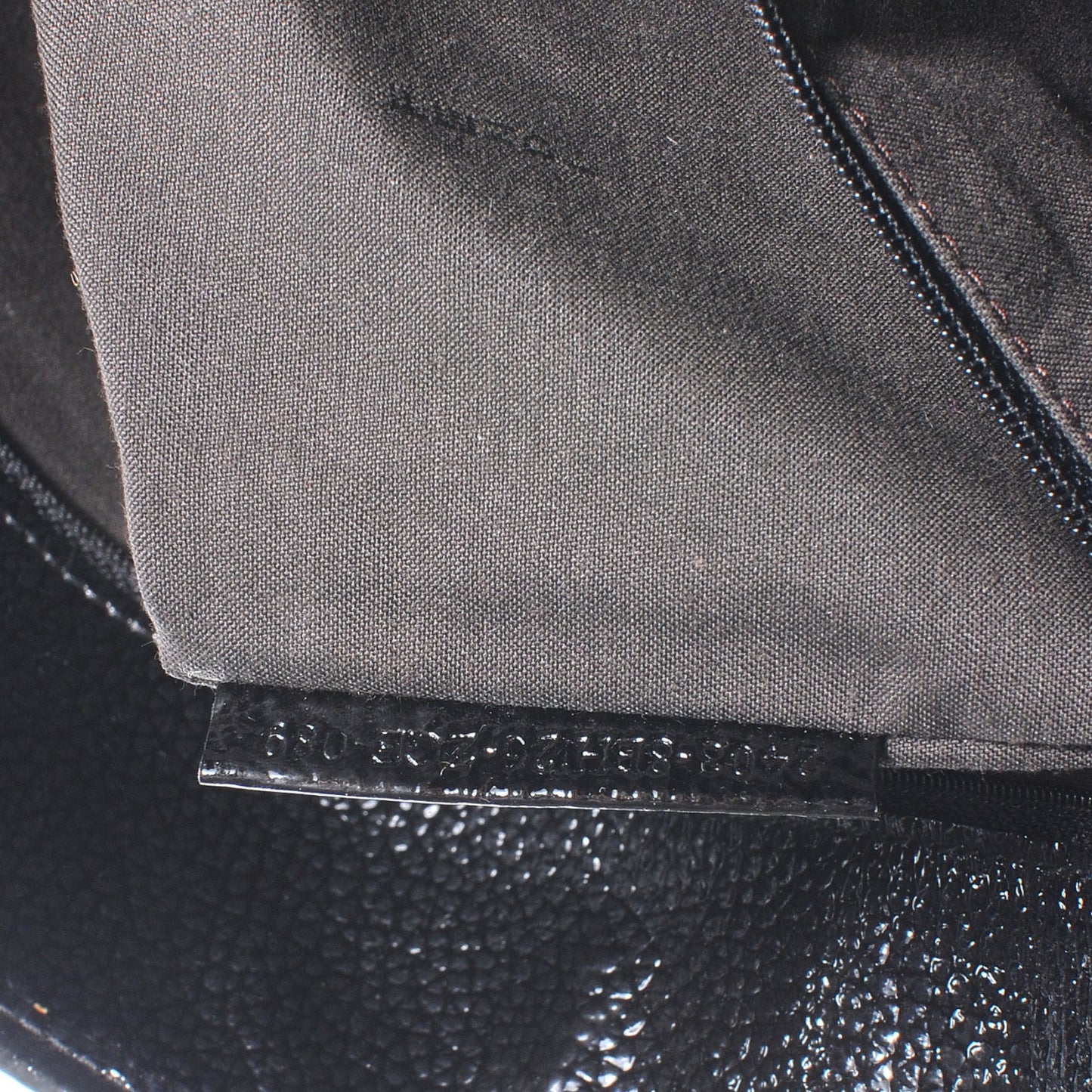 Sequin Wool Striped Roll Tote