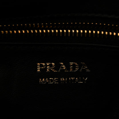 Prada Vitello Daino Large Top Handle Bag Black 6 of 11