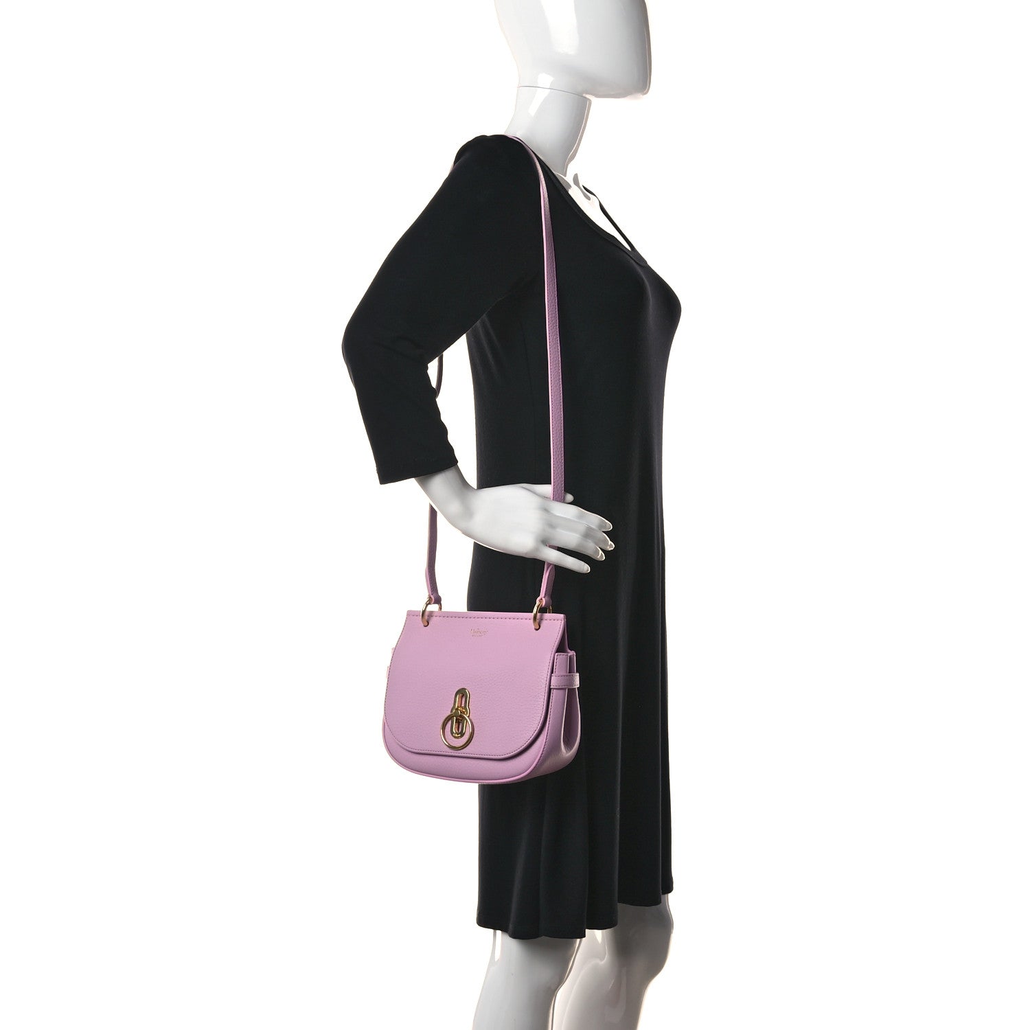 Mulberry Small Classic Grain Small Amberley Satchel Lilac 2 of 9