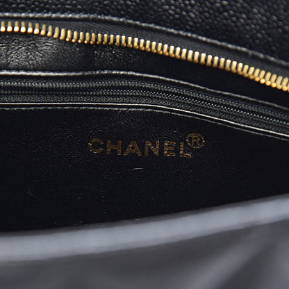 Chanel Caviar Quilted Medallion Tote Black 6 of 11