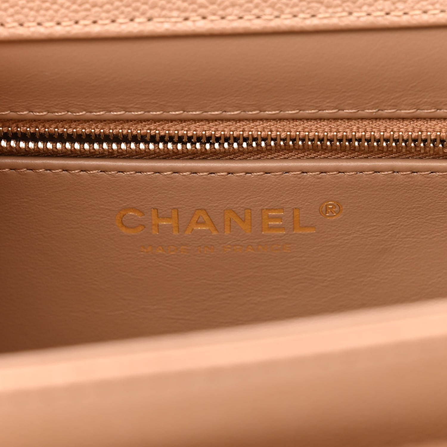 Chanel Caviar Quilted Medium Business Affinity Flap Beige 6 of 11