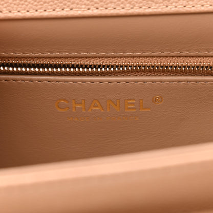 Chanel Caviar Quilted Medium Business Affinity Flap Beige 6 of 11