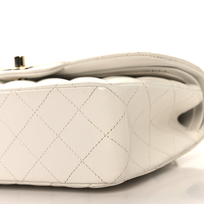 Chanel Caviar Quilted Small Double Flap White 10 of 10