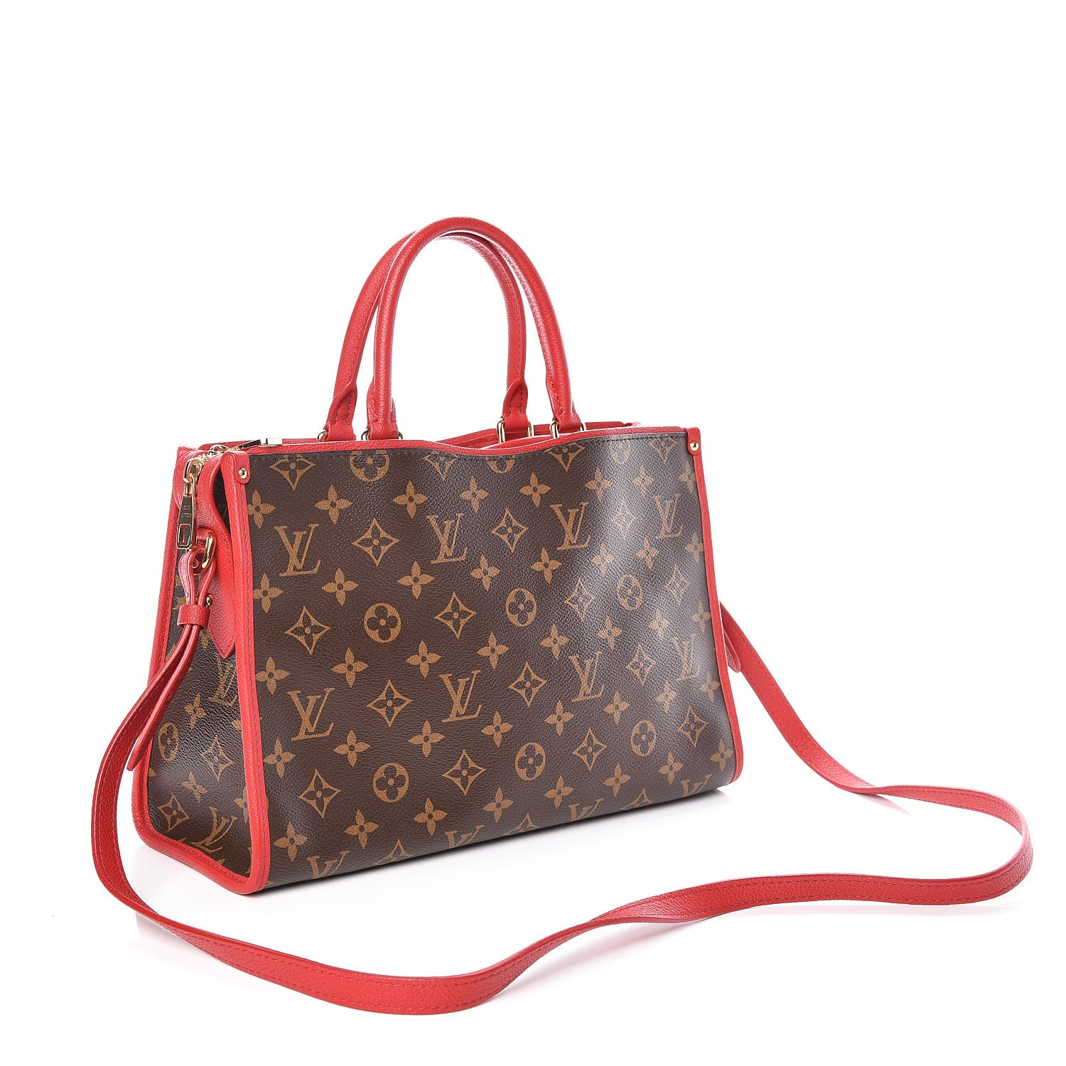 Louis Vuitton Monogram Popincourt PM Red 3 of 8