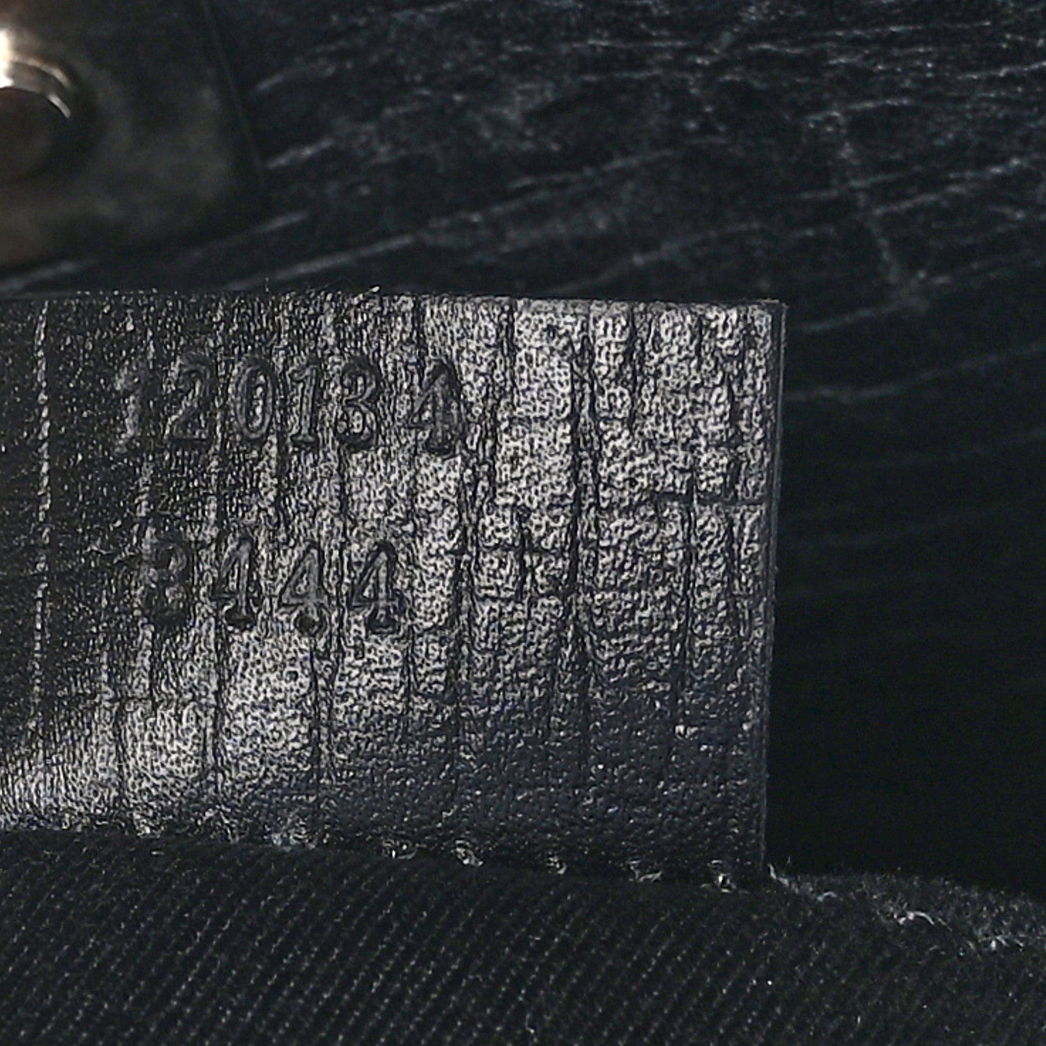 Gucci Monogram Horsebit Chain Clutch Black 7 of 10