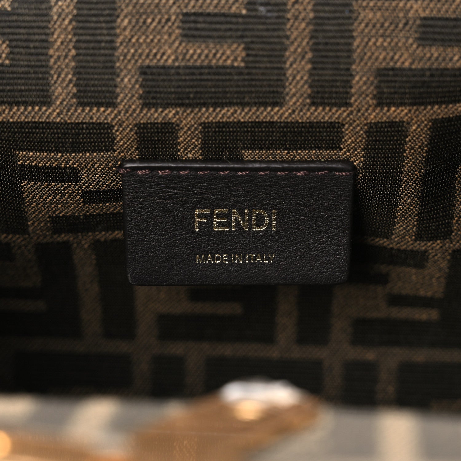 Fendi Shiny Nappa Small Fendi First Caramello 12 of 15