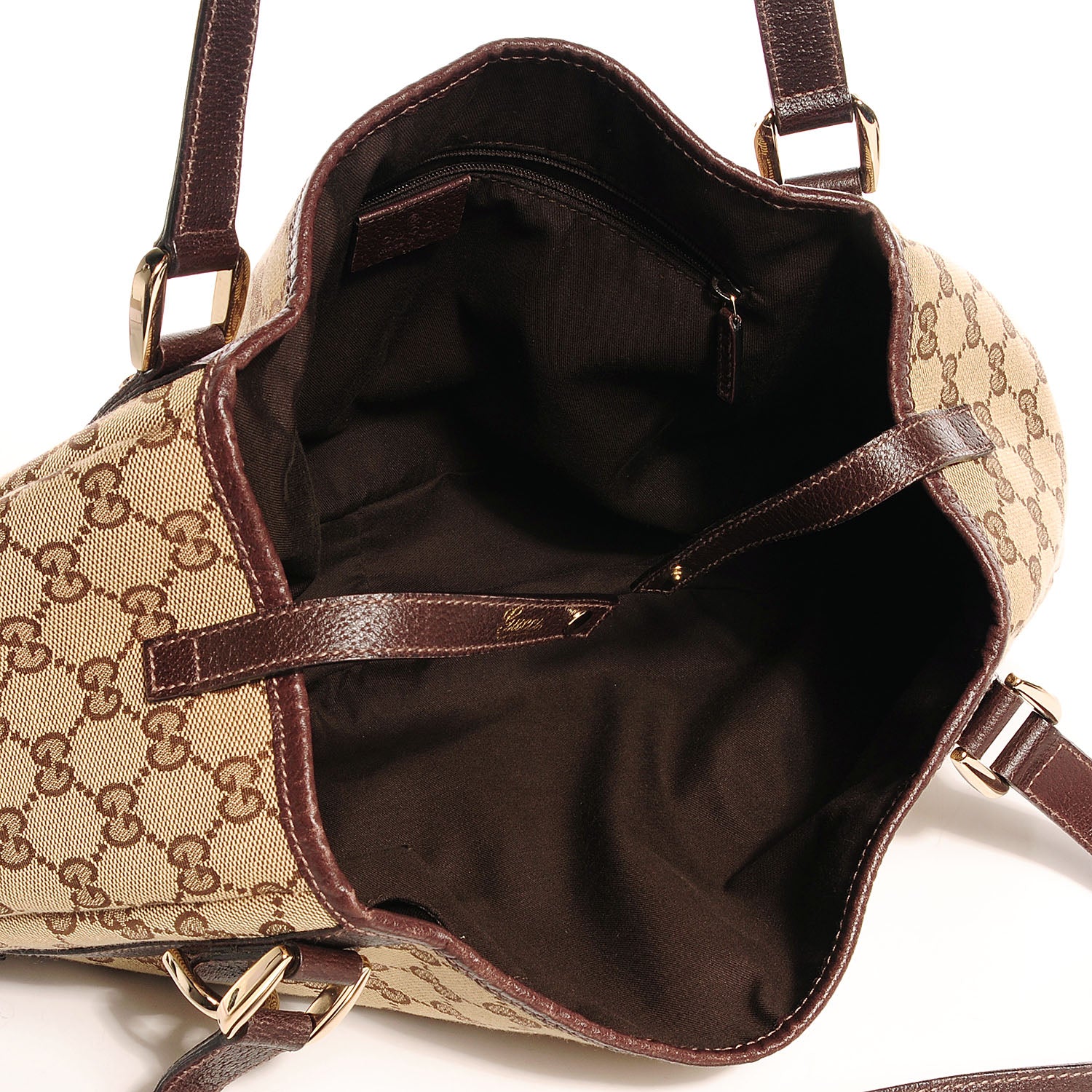Gucci Monogram Medium Abbey Shoulder Bag Dark Brown 5 of 7