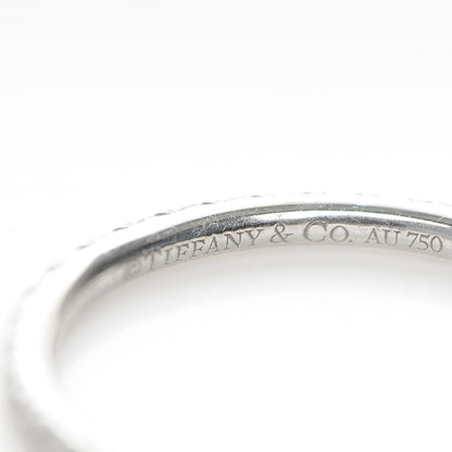 Tiffany 18K White Gold Diamond Metro Ring 4.5 48 4 of 6