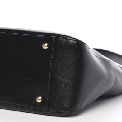 Fendi Vitello Glacier Medium FF Tote Black 11 of 11