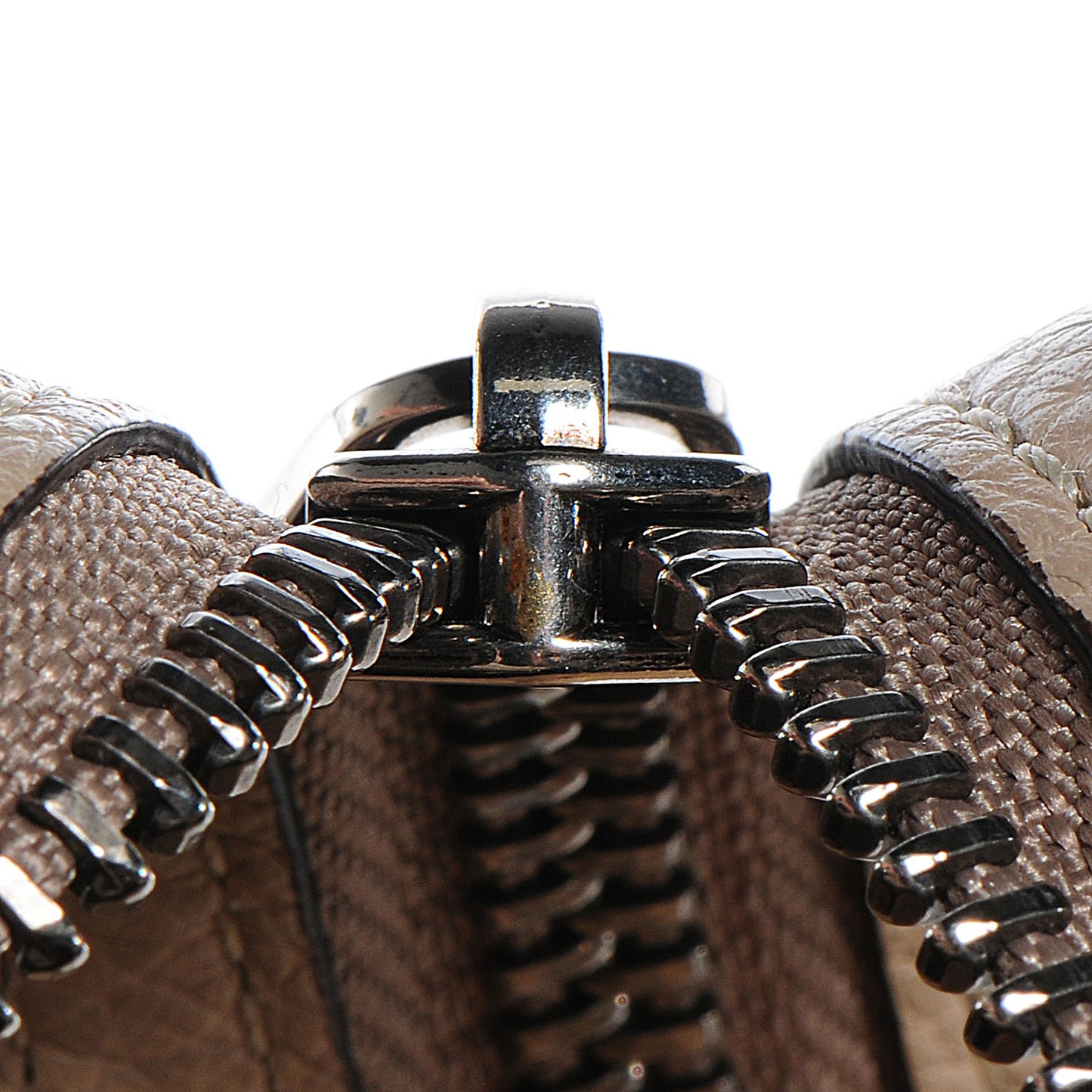 Drummed Calfskin and Suede Large Trapeze Dune