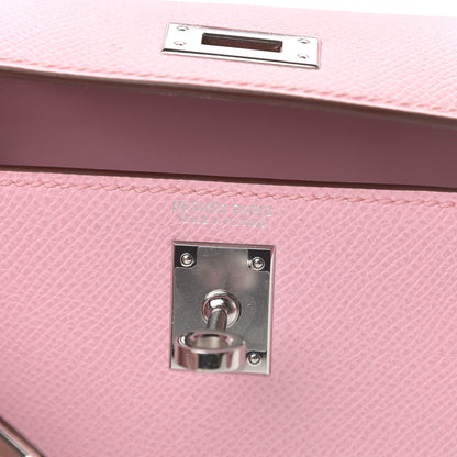 Hermes Epsom Mini Kelly Sellier 20 Mauve Sylvestre 6 of 10