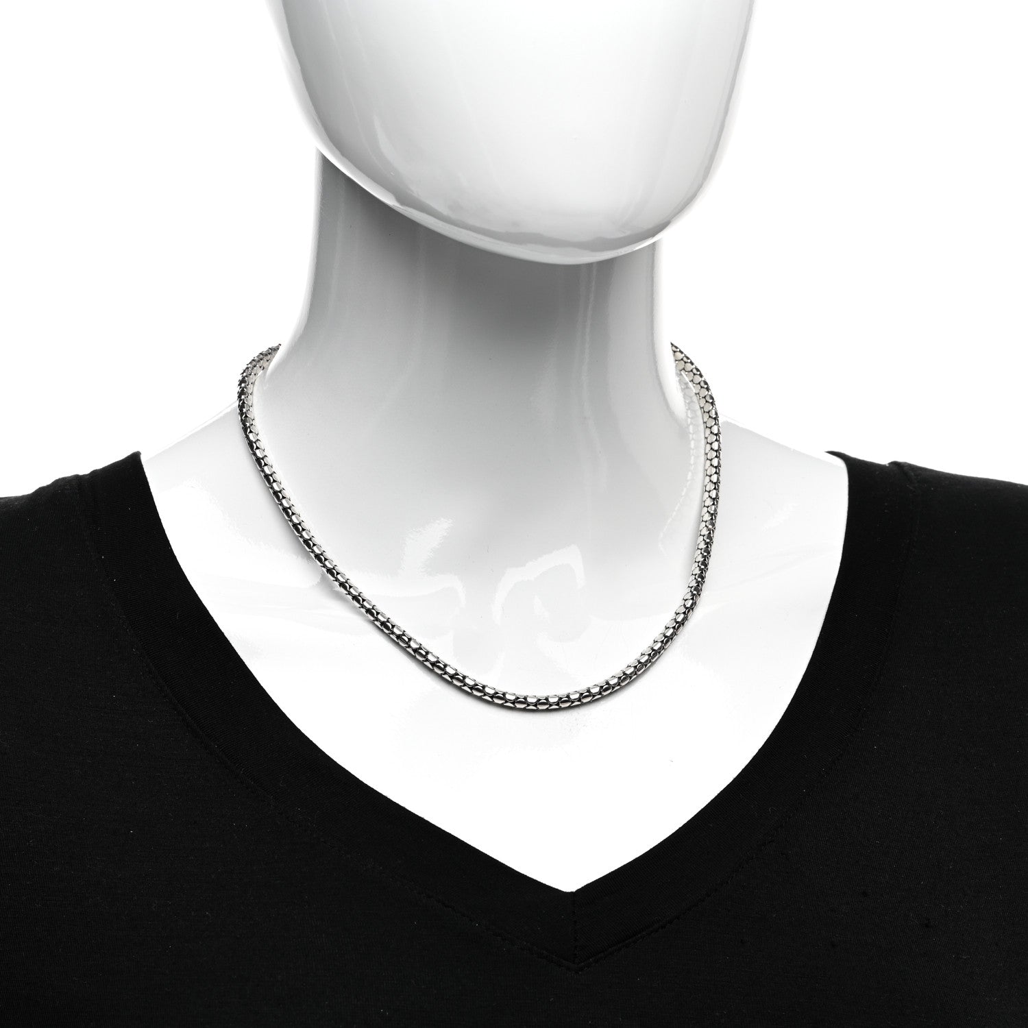 John Hardy Sterling Silver Dot Small Chain Necklace 2 of 4