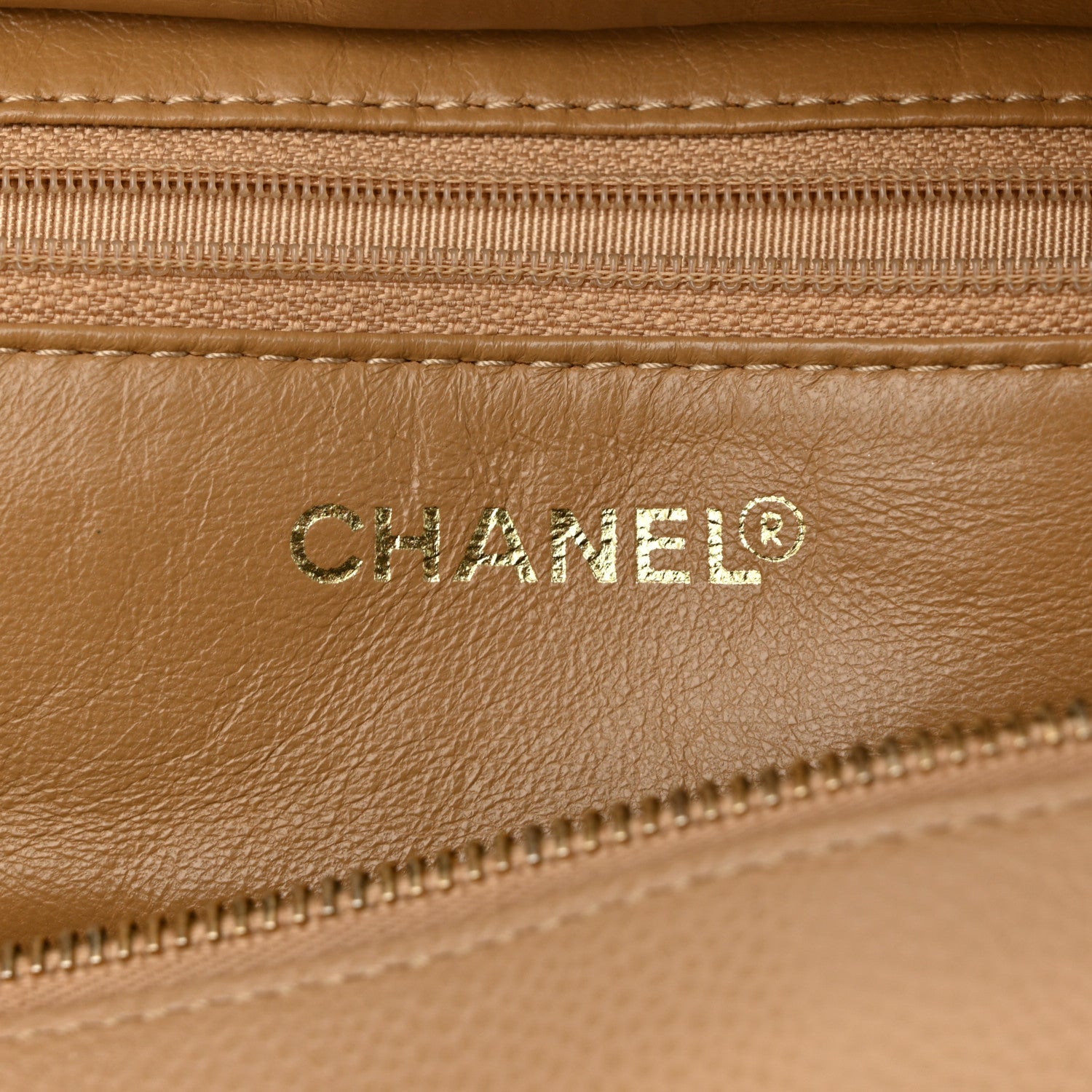 Chanel Caviar Quilted Grand Shopping Tote GTT Beige 6 of 13
