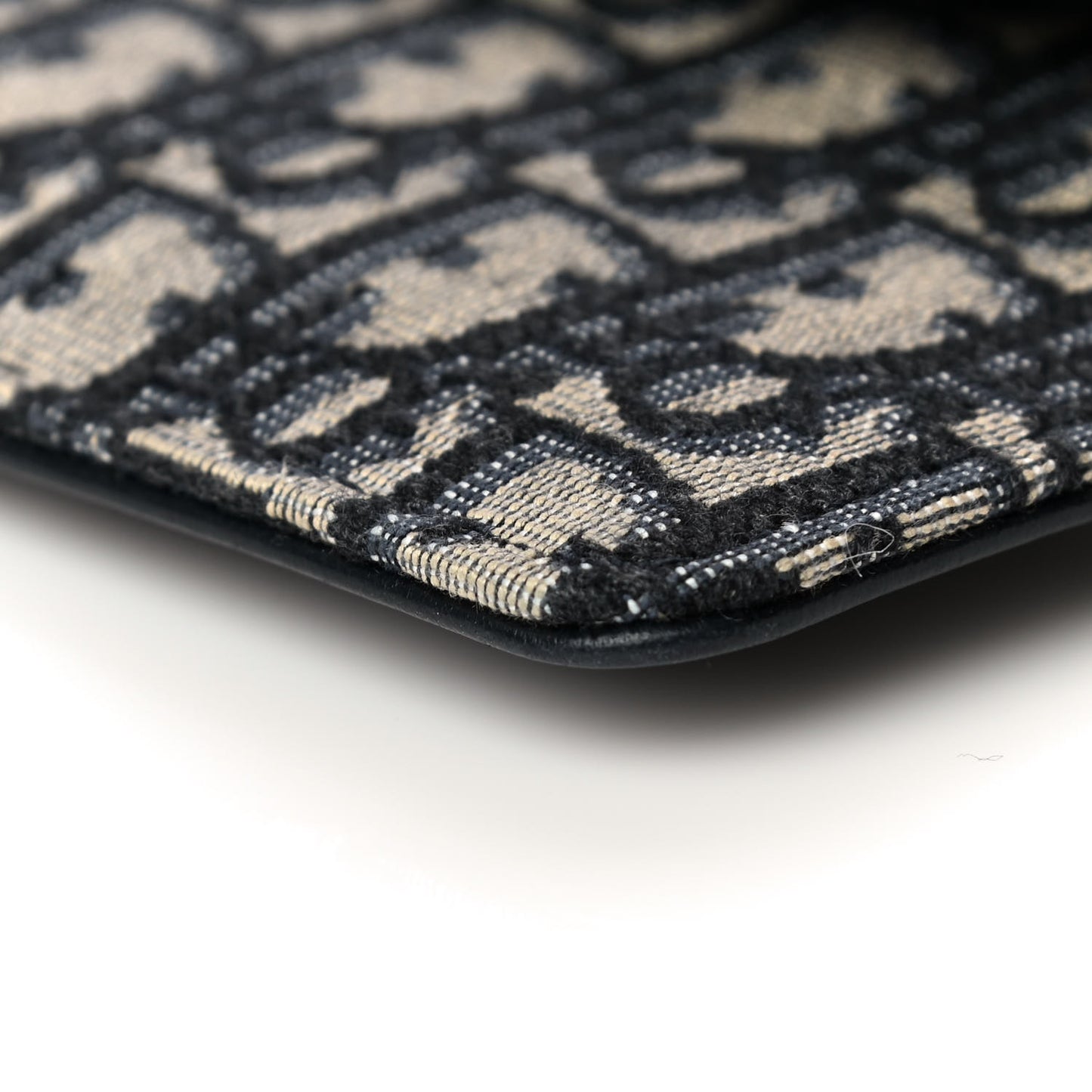 Oblique Saddle Large Zipped Wallet Blue