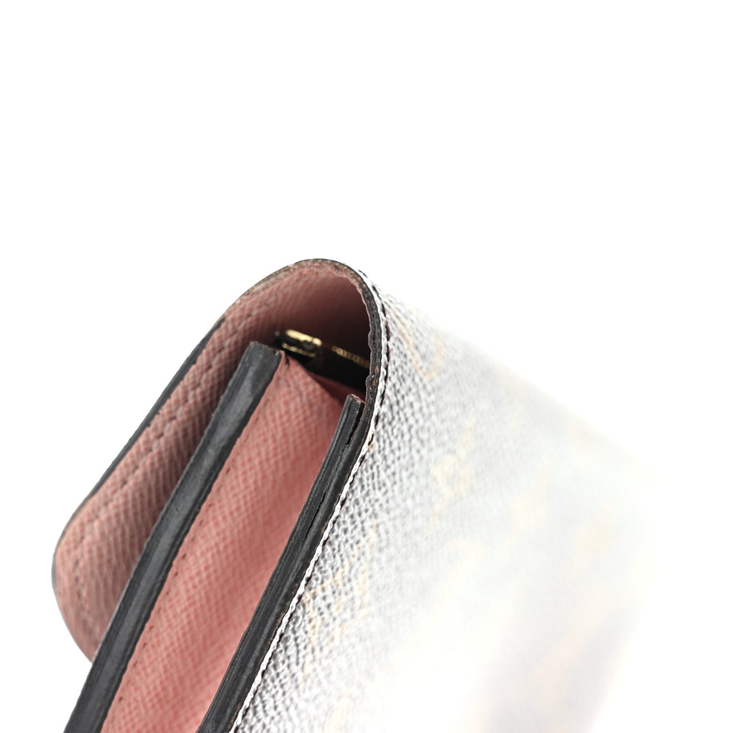 Monogram Emilie Wallet Rose Ballerine