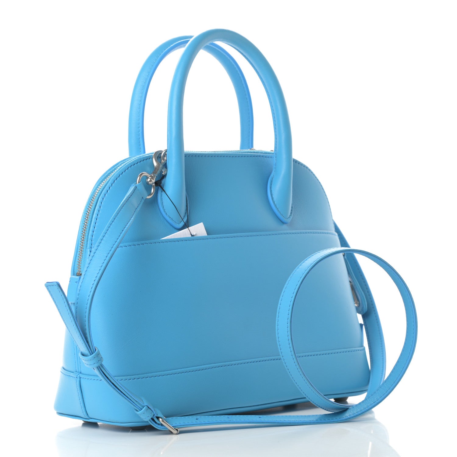 Balenciaga Soft Calfskin Puppy And Kitten S Ville Top Handle Bag Bleu Turquoise 3 of 11