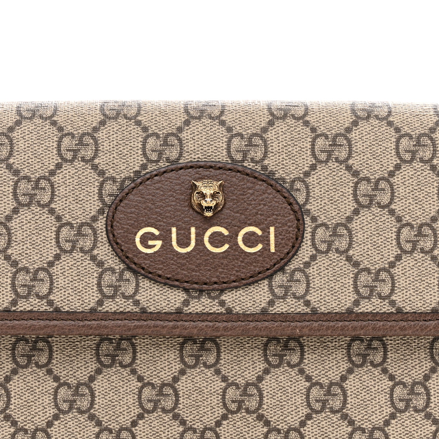 Gucci GG Supreme Monogram Neo Vintage Web Belt Bag Brown 8 of 13