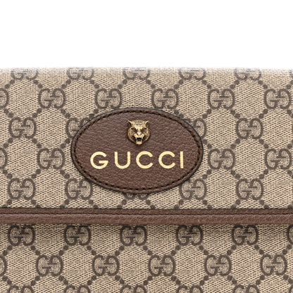 Gucci GG Supreme Monogram Neo Vintage Web Belt Bag Brown 8 of 13