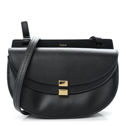 Chloe Calfskin Mini Georgia Crossbody Bag Black 1 of 13