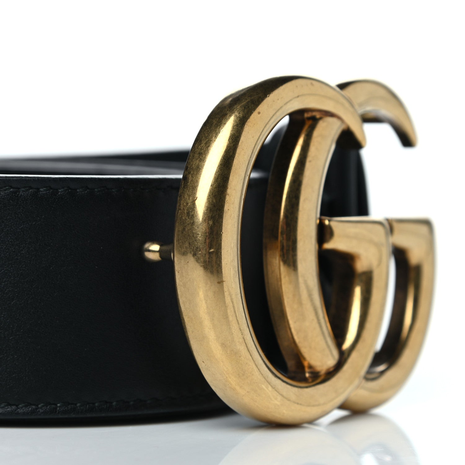 Gucci Calfskin Double G 40mm Belt 90 36 Black 7 of 7