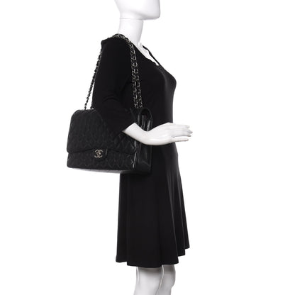 Chanel Caviar Quilted Maxi Double Flap Black 2 of 10