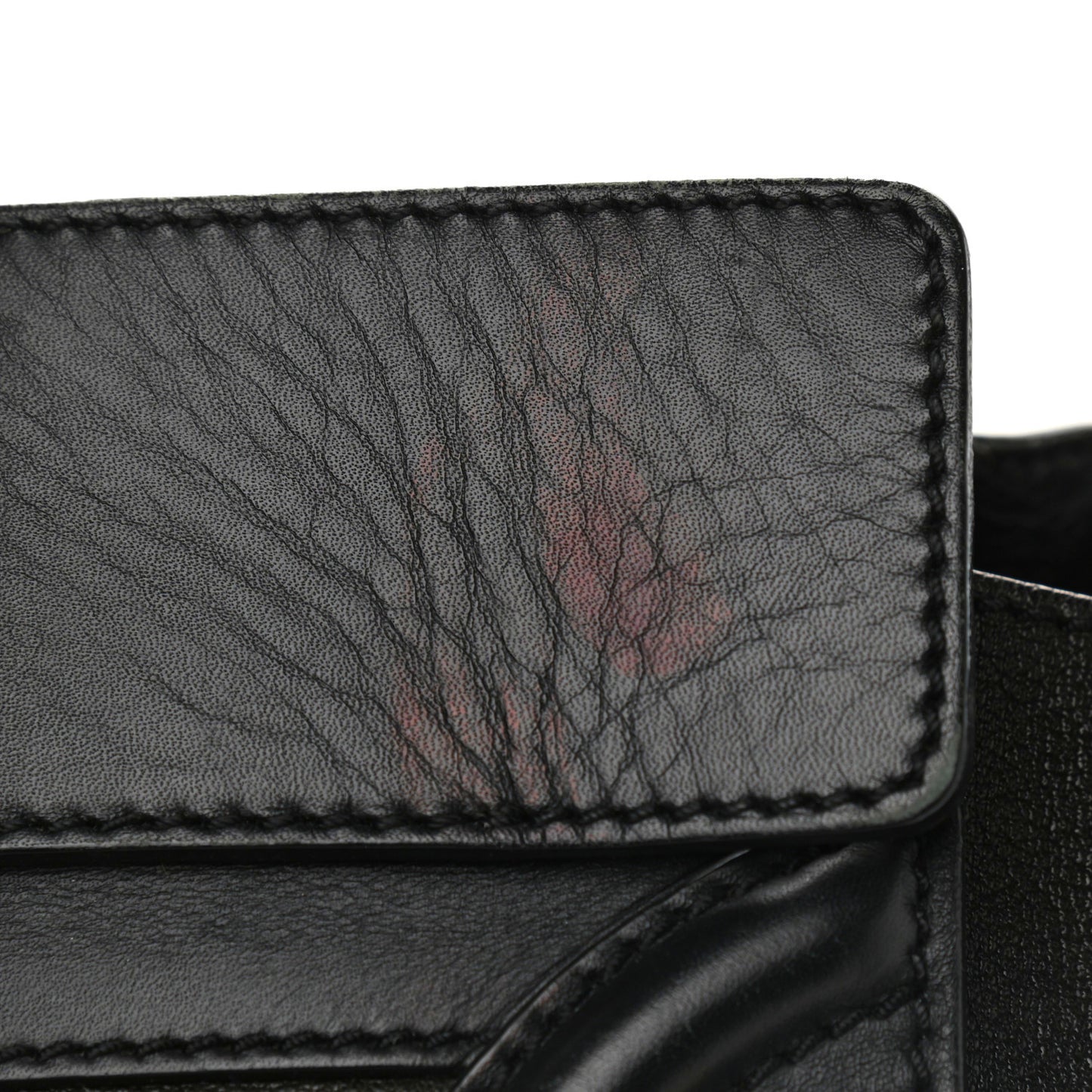 Smooth Calfskin Mini Bi-Color Luggage Forest Black