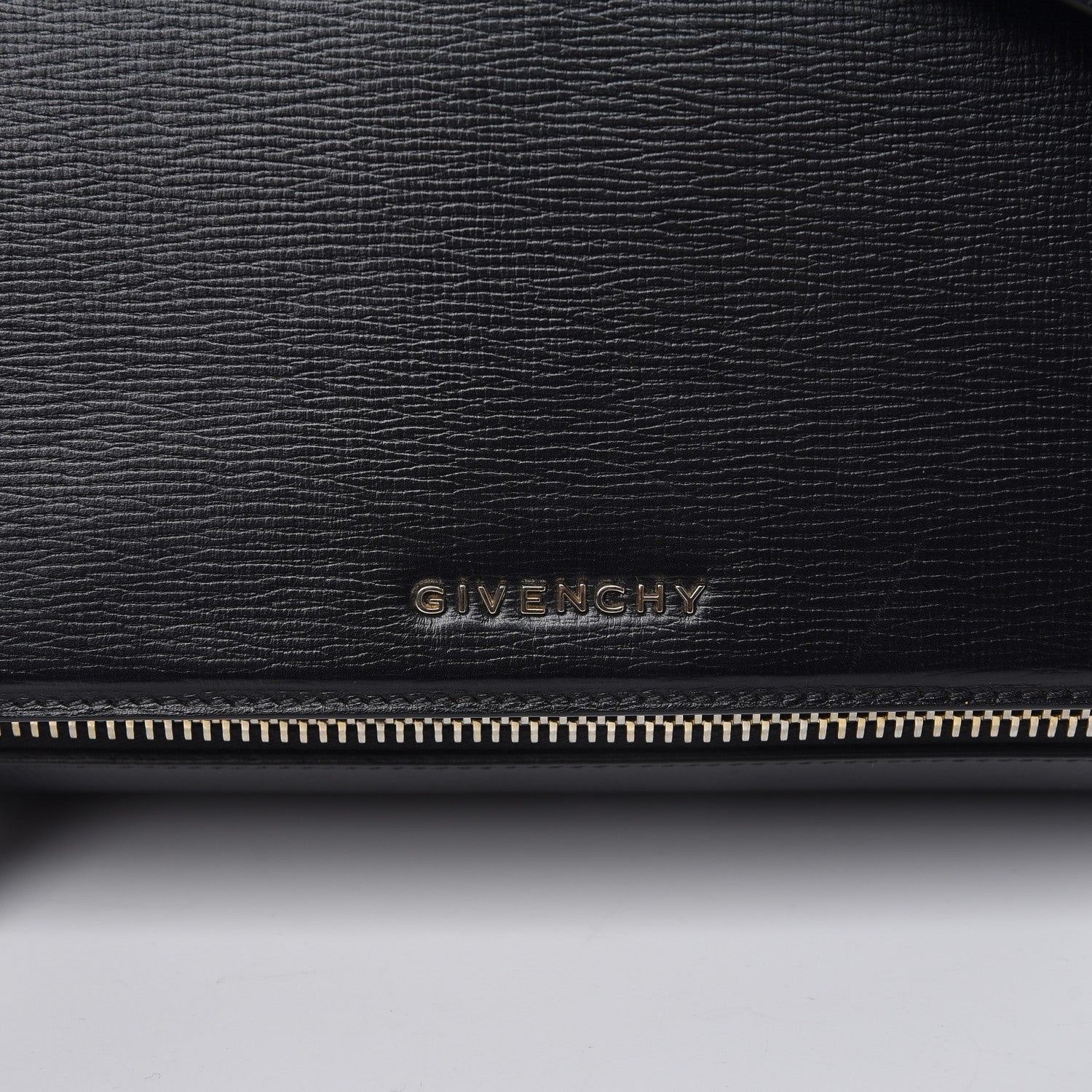 Givenchy Textured Calfskin Medium Pandora Box Crossbody Bag Black 8 of 9