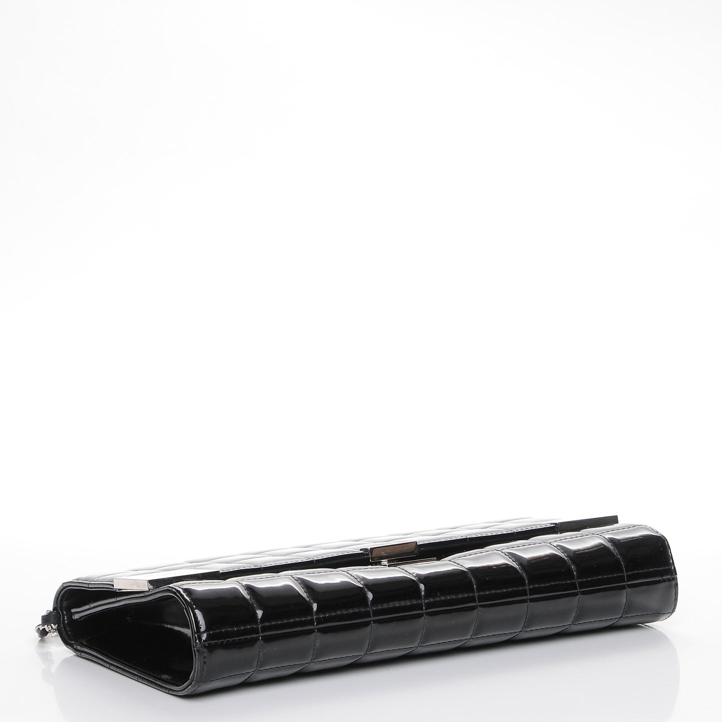 Patent Chocolate Bar Flap Black