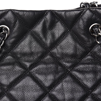 Chanel Soft Caviar Quilted Large Cells Tote Black 11 of 13
