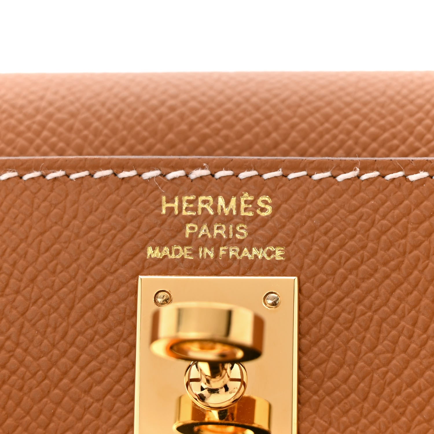 Hermes Epsom Kelly Sellier 25 Gold 6 of 12