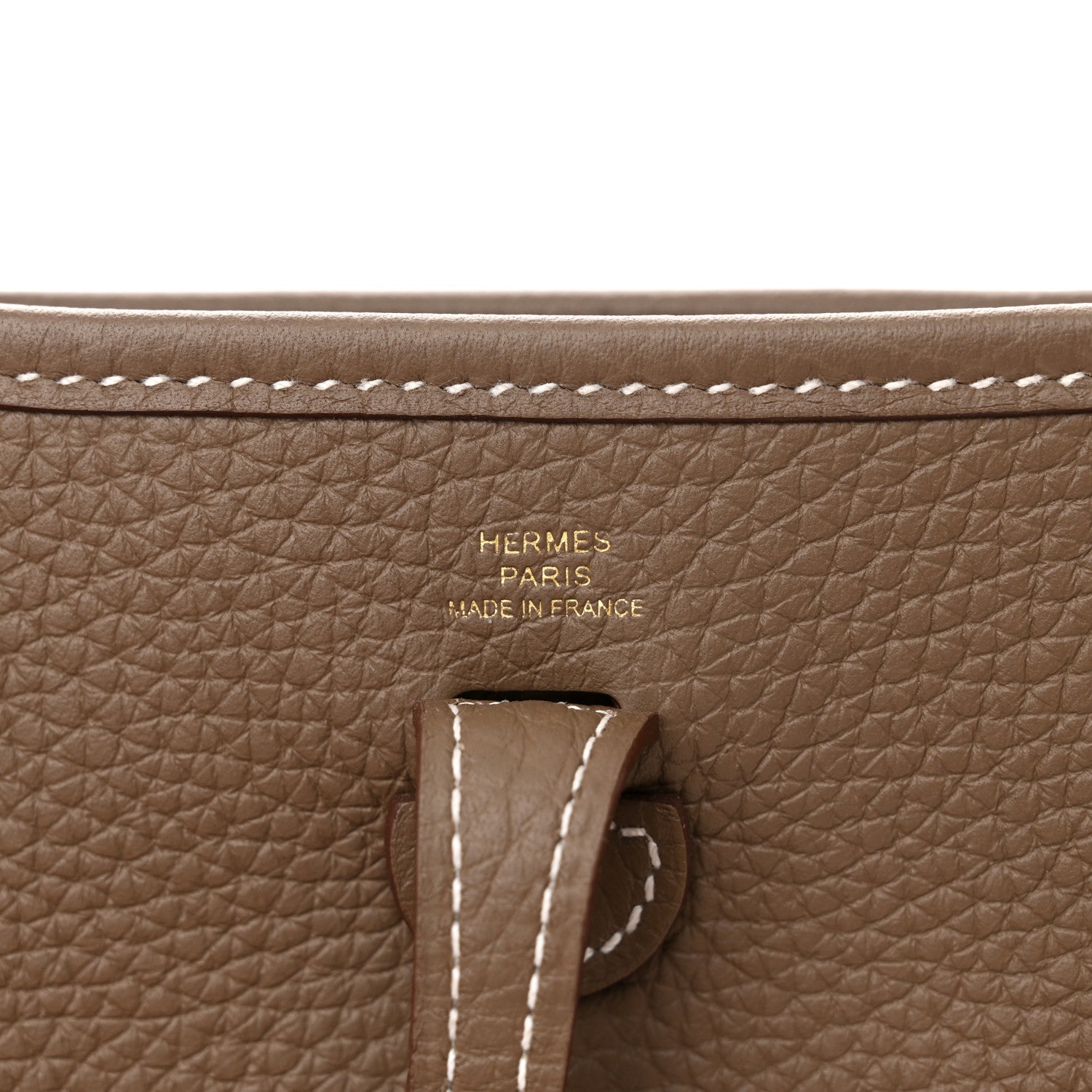 Hermes Taurillon Clemence Amazone Evelyne TPM Etoupe Bleu Indigo 6 of 11