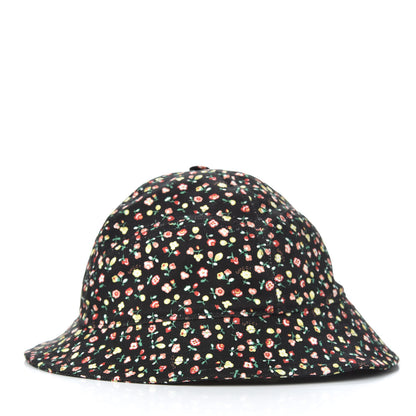 Gucci X LIBERTY OF LONDON Canvas Floral Print Bucket Hat XS Black Multicolor 4 of 7