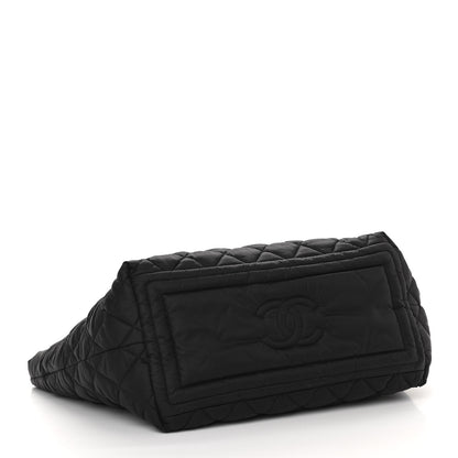Chanel Nylon Quilted Small Coco Cocoon Tote Black 3 of 10
