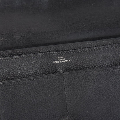 Hermes Togo Dogon Duo Wallet Black 6 of 13