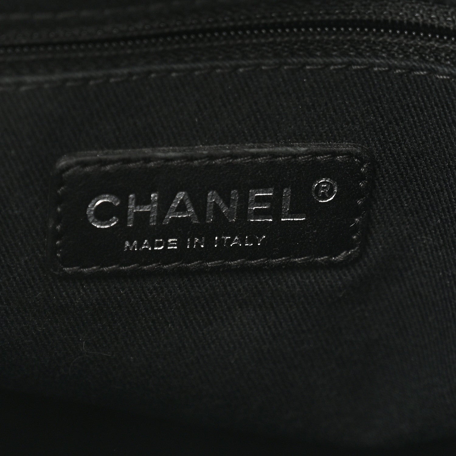 Chanel Canvas Mini Deauville Tote Dark Grey 6 of 12
