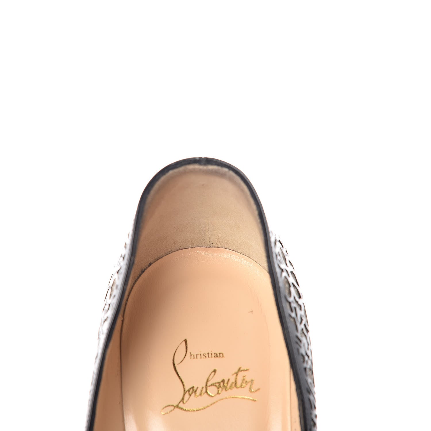 Christian Louboutin Patent Lace Glitter So Pretty 120 Pumps 39.5 Black 10 of 16