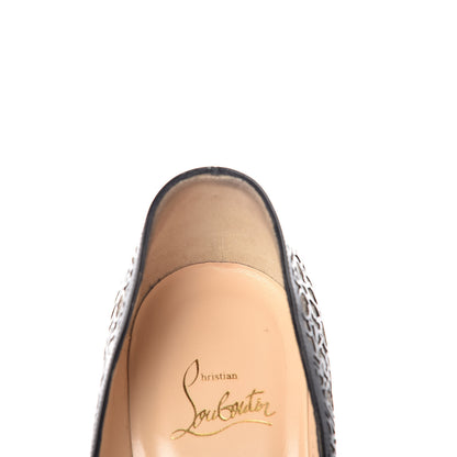 Christian Louboutin Patent Lace Glitter So Pretty 120 Pumps 39.5 Black 10 of 16