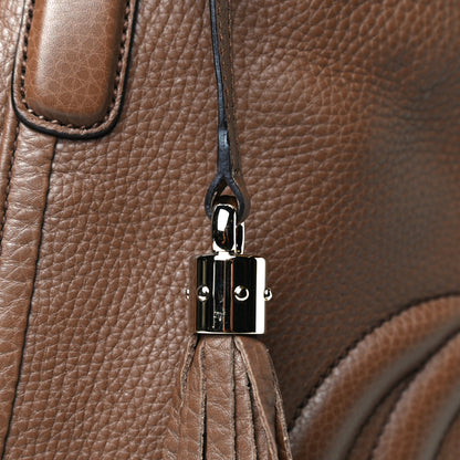 Gucci Pebbled Calfskin Medium Soho Shoulder Bag Brown 13 of 13