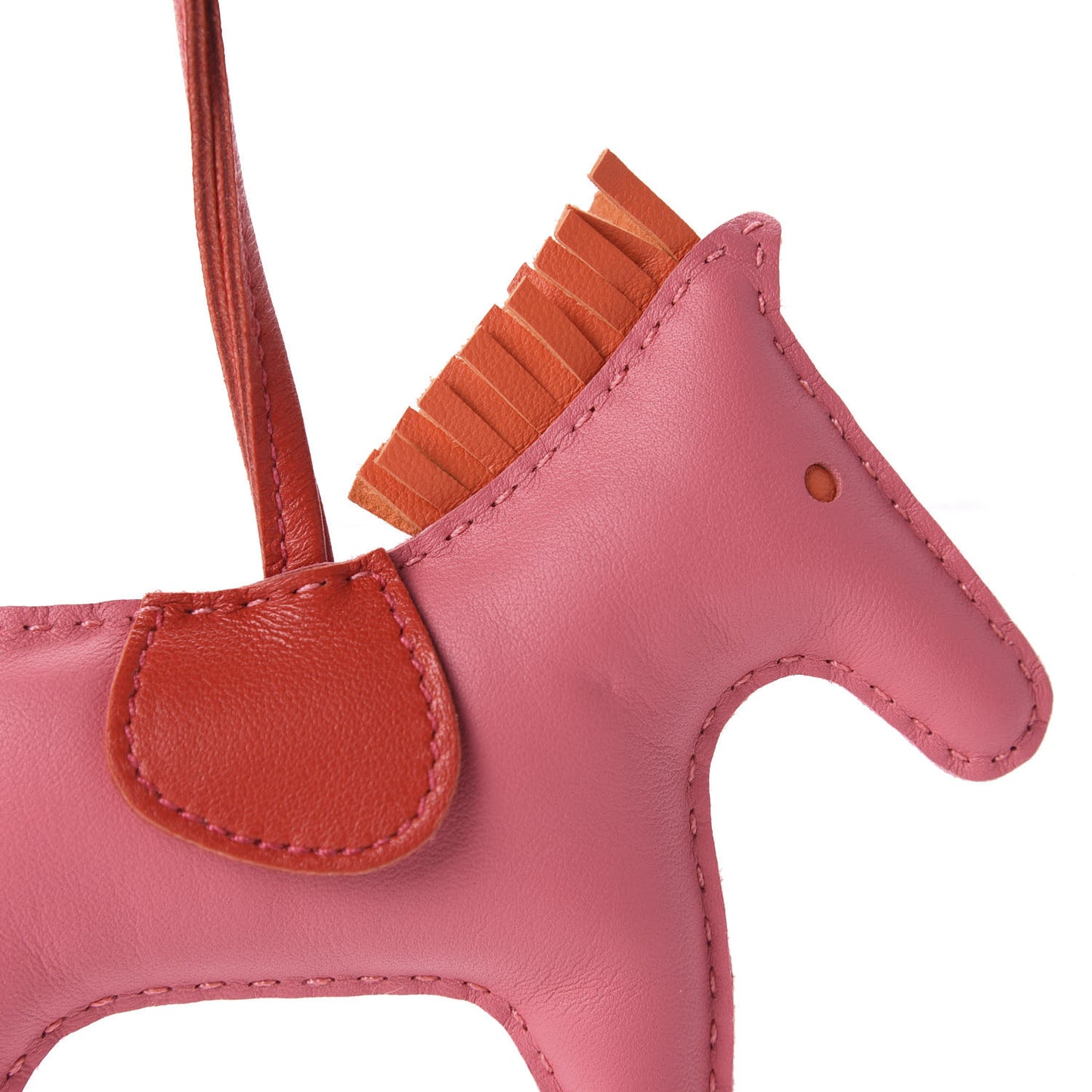 Milo Lambskin Grigri Rodeo Horse Bag Charm PM Rose Azalee Orange Poppy Rouge Indien