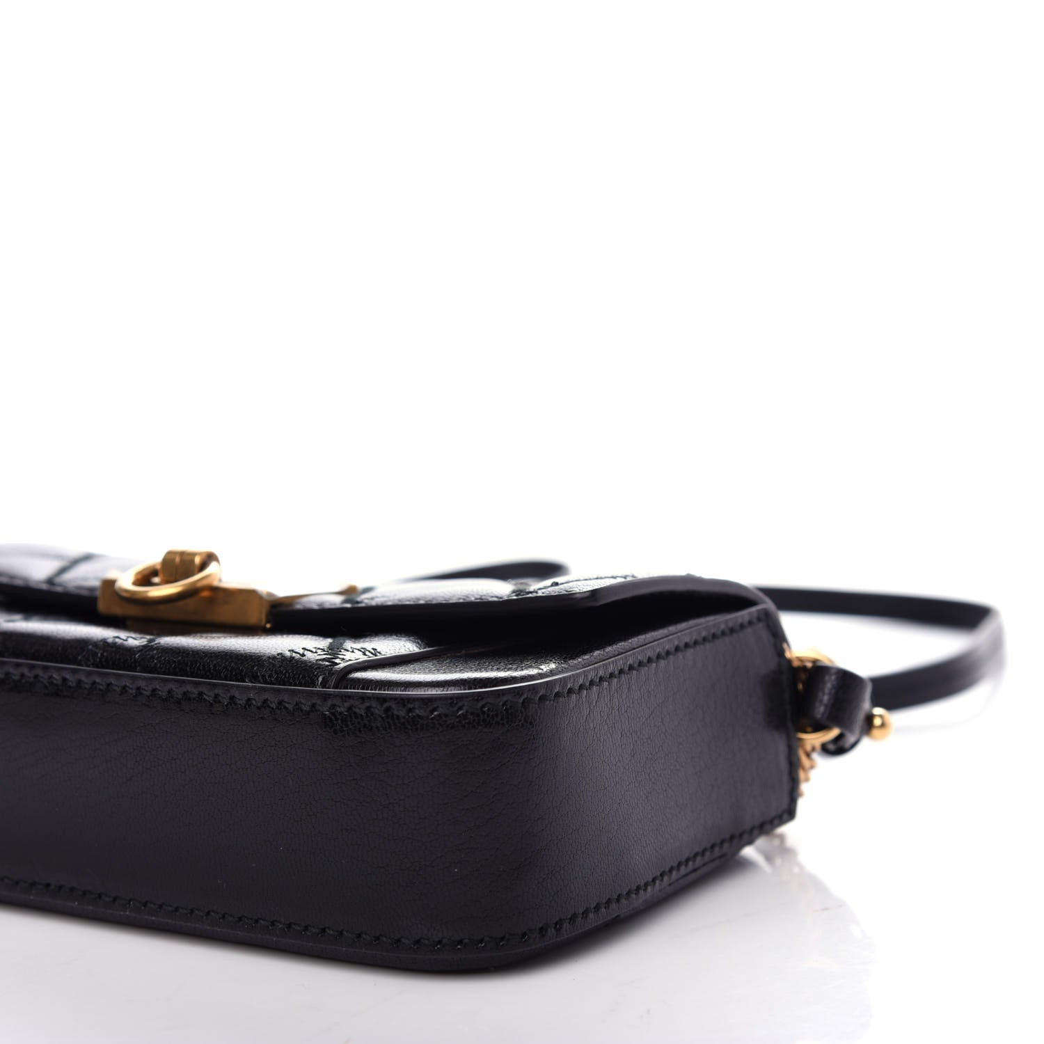 Givenchy Goatskin Quilted GV3 Mini Pocket Convertible Bag Black 8 of 10