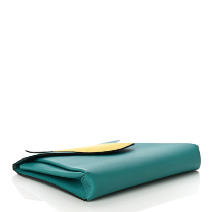 Hermes Swift Chevre Mysore Hermail Tutti Frutti Lemon Wallet Bleu Paon Lime Canopee 4 of 9